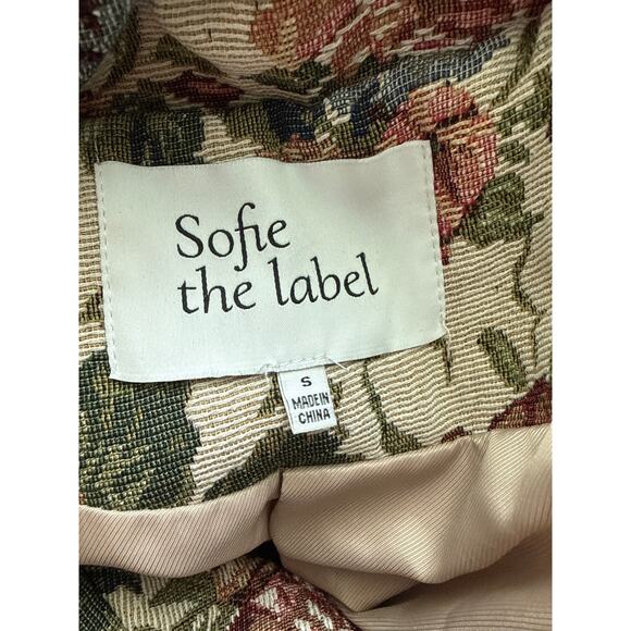 Sofie The Label Tapestry Vintage Inspired Coat Jacket Multi Size Small - Picture 8 of 10